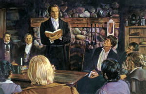 Joseph Smith organizes the Church