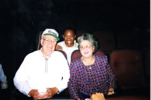 Mr. and Mrs. Osmond at the Osmond family theater in Branson, Missouri