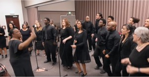 Debra Bonner Directing Genesis Gospel Choir