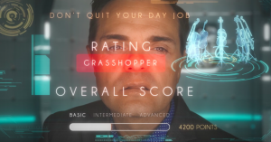 Steven Sharp Nelson from the Piano guys gets grasshopper rating on his performance.