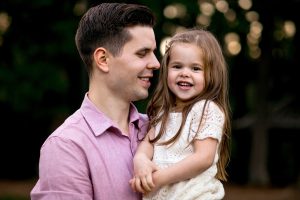 Claire Ryann Crosby and her dad