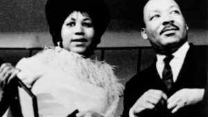 Aretha Franklin and Martin Luther King, Jr.