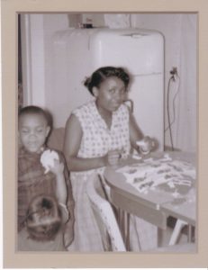 Mom at Kitchen Table